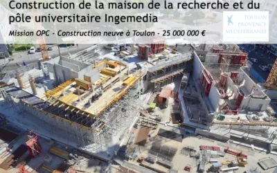 Le chantier du pôle universitaire dans Var matin
